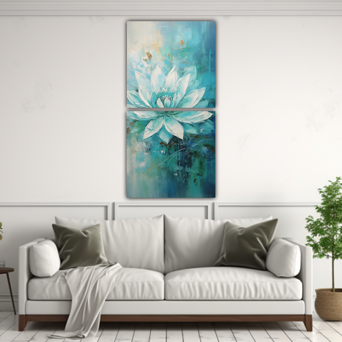 pintura-en-tela-estilo-loto-turquesa-para-decoraci-n-de-pared-1