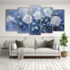 pintura-en-tela-sublimada-estilo-arte-de-pared-cinco-rosas-azules-1