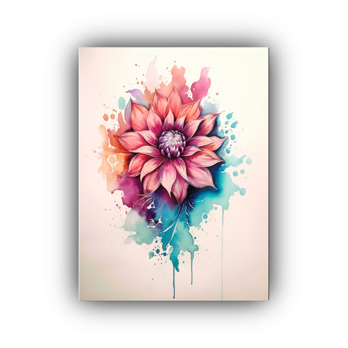 pintura-en-tela-tem-tica-de-flores-acuarela-estilo-boho