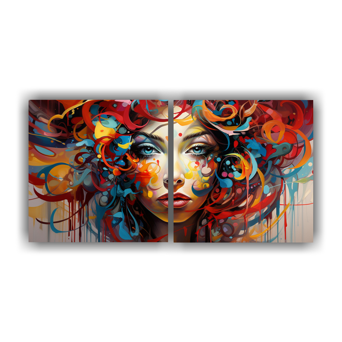 pintura-facial-abstracta-de-mujer-en-lienzo