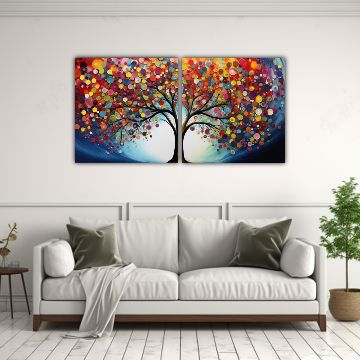 pintura-horizontal-de-rbol-en-colores-arco-ris-y-plata-1