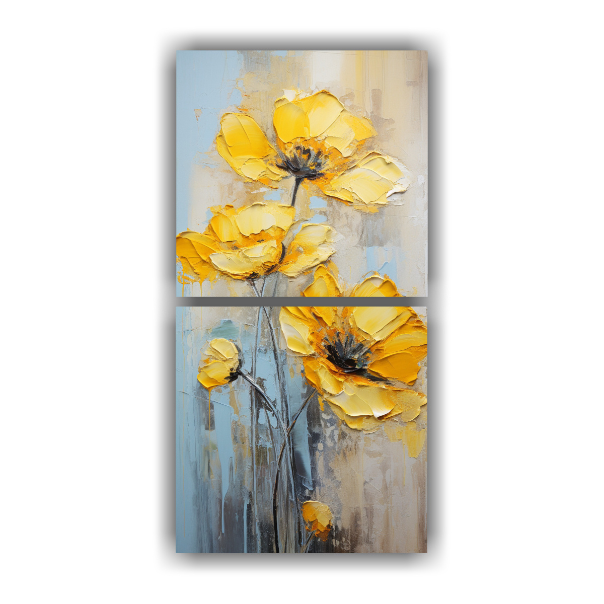 pintura-impactante-de-amapolas-amarillas-en-lienzo