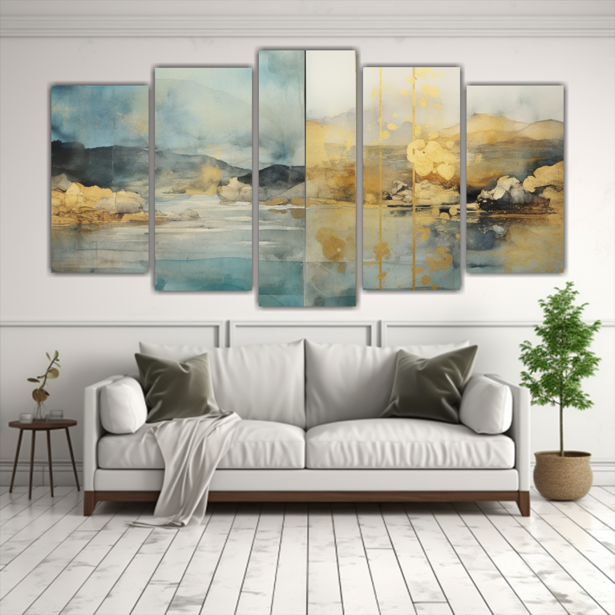 pintura-juvenil-inspiradora-en-lienzo-con-acuarela-roja-turquesa-y-dorada-1