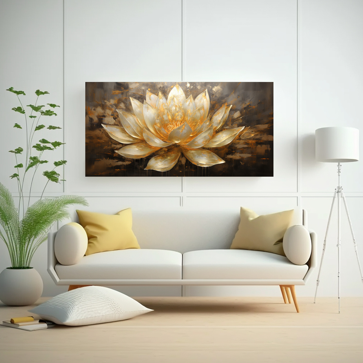 pintura-lienzo-armon-a-loto-dorado-estilo-g-1