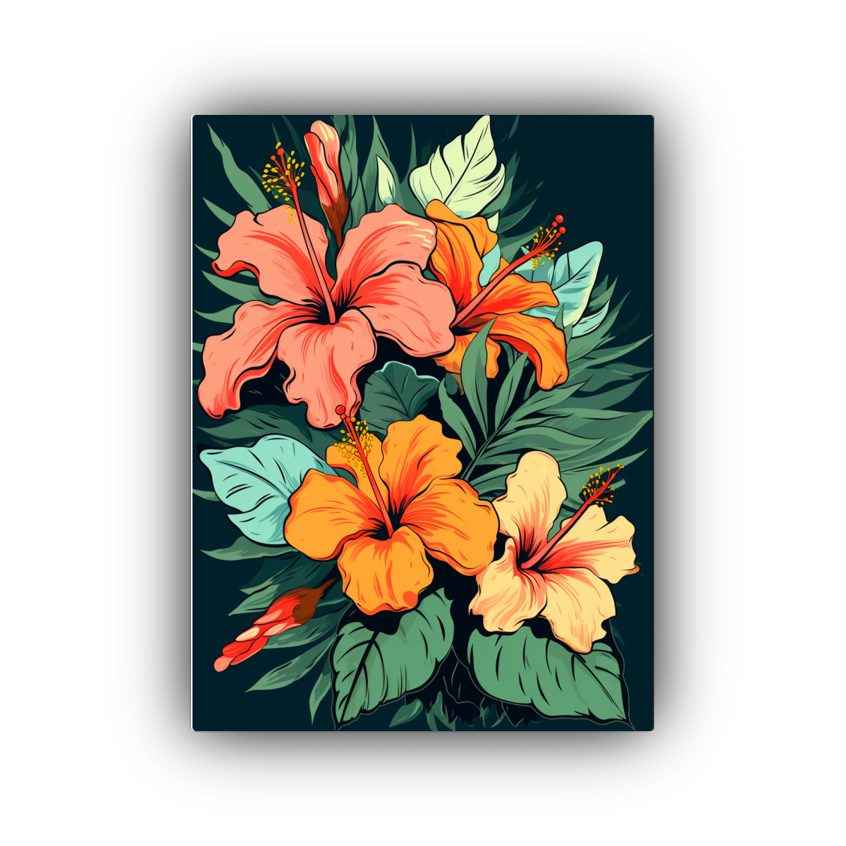 pintura-lienzo-creativa-en-las-coloridas-calles-tradicionales-de-miami-beach