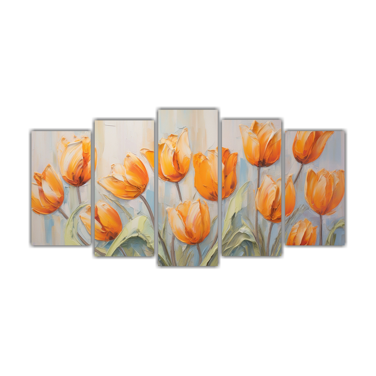 pintura-lienzo-estilo-decoraci-n-artes-abstracci-n-simple-con-tulipanes-naranjas-set-5-