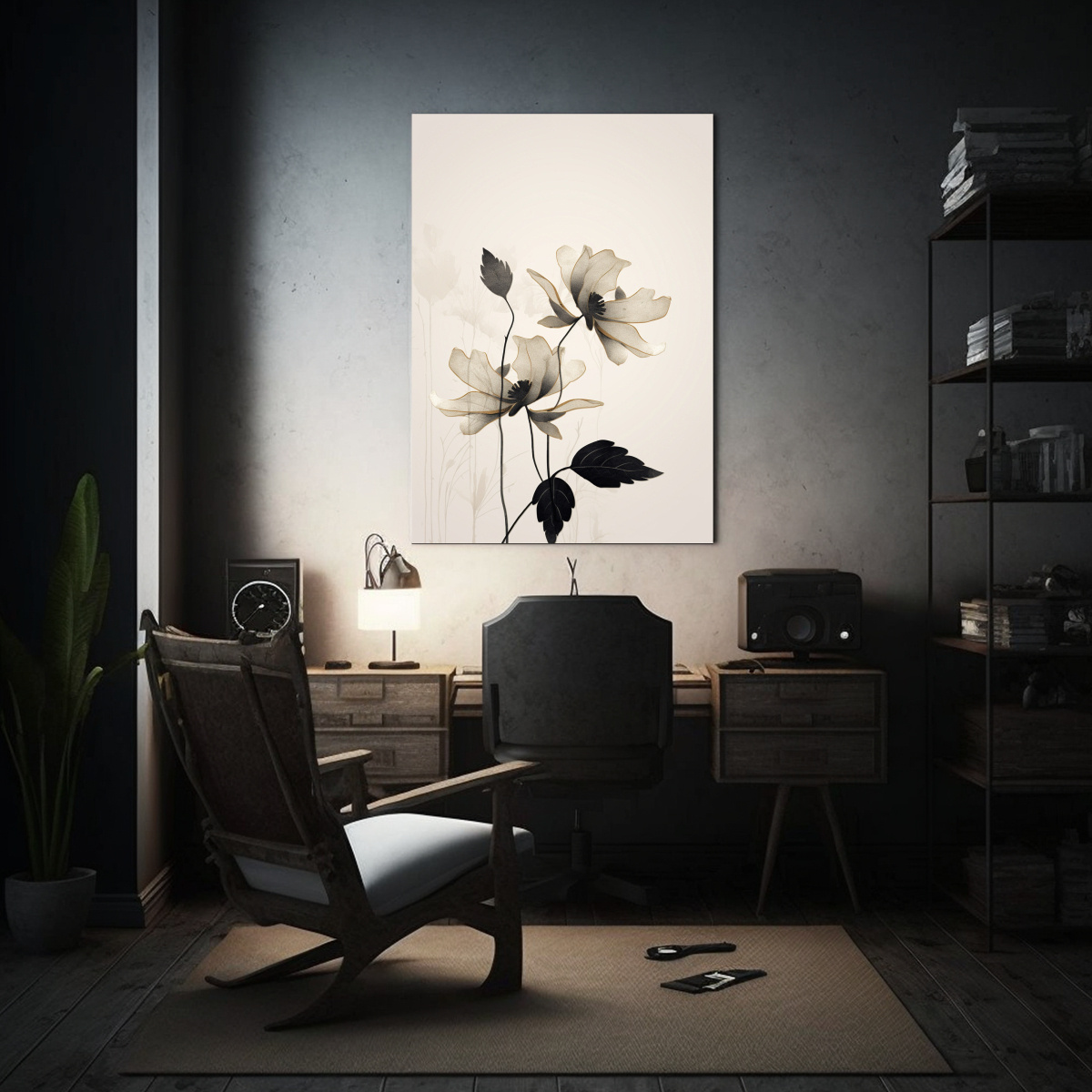 pintura-lienzo-moderna-visual-floral-minimalista-blanco-y-negro-1