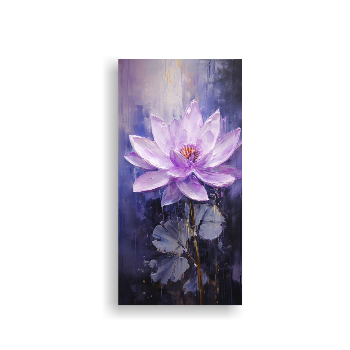 pintura-lienzo-vanguardia-con-loto-p-rpura-en-estilo-decorativo