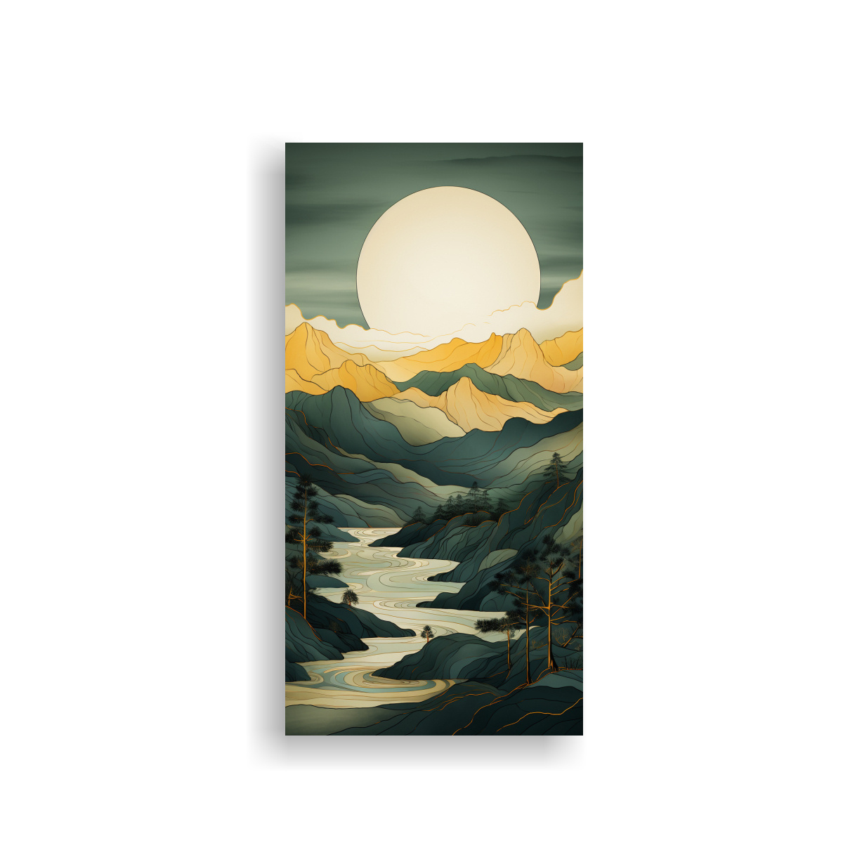 pintura-minimalista-de-monta-as-en-composici-n-din-mica