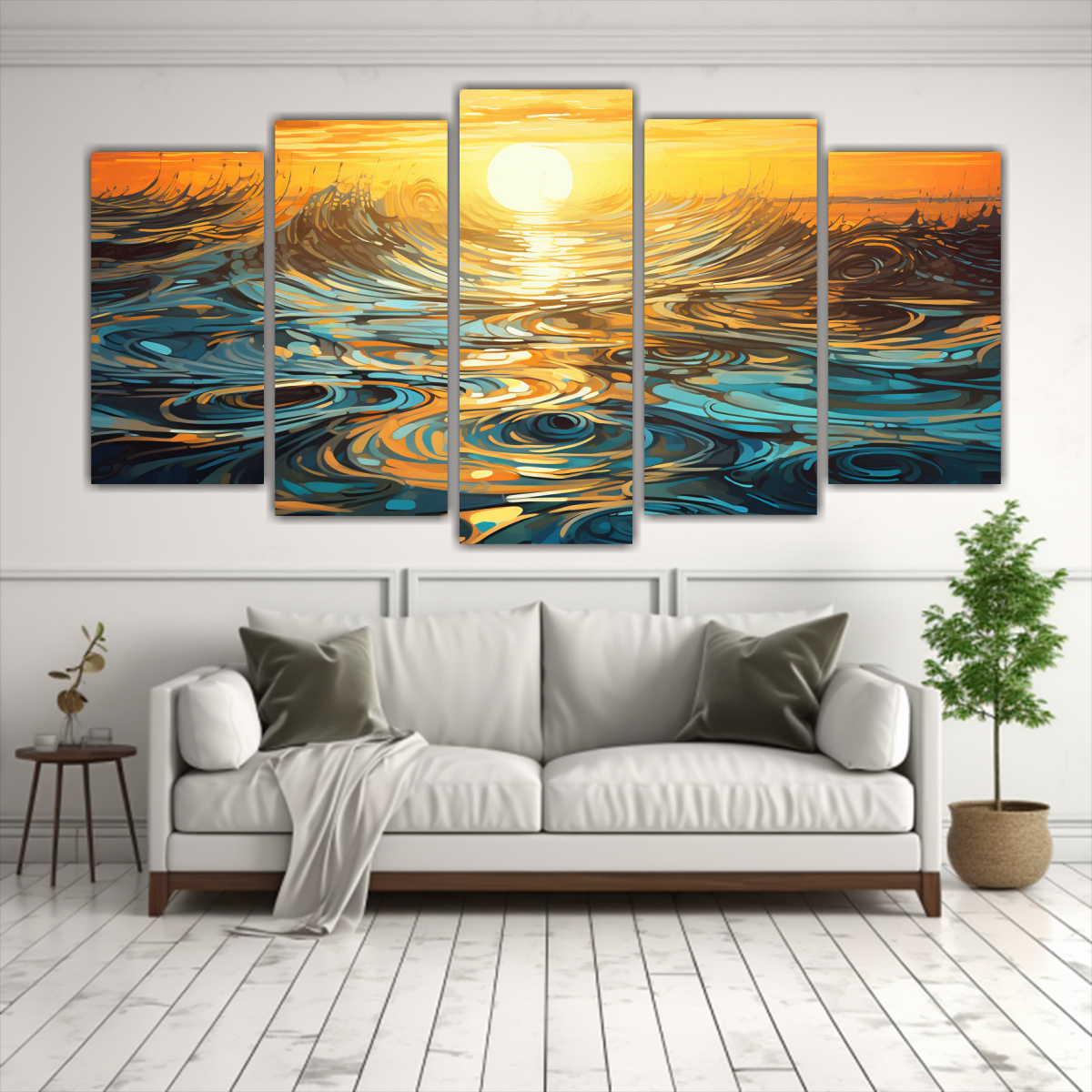 pintura-mural-abstracta-de-rizos-en-el-agua-al-atardecer-1