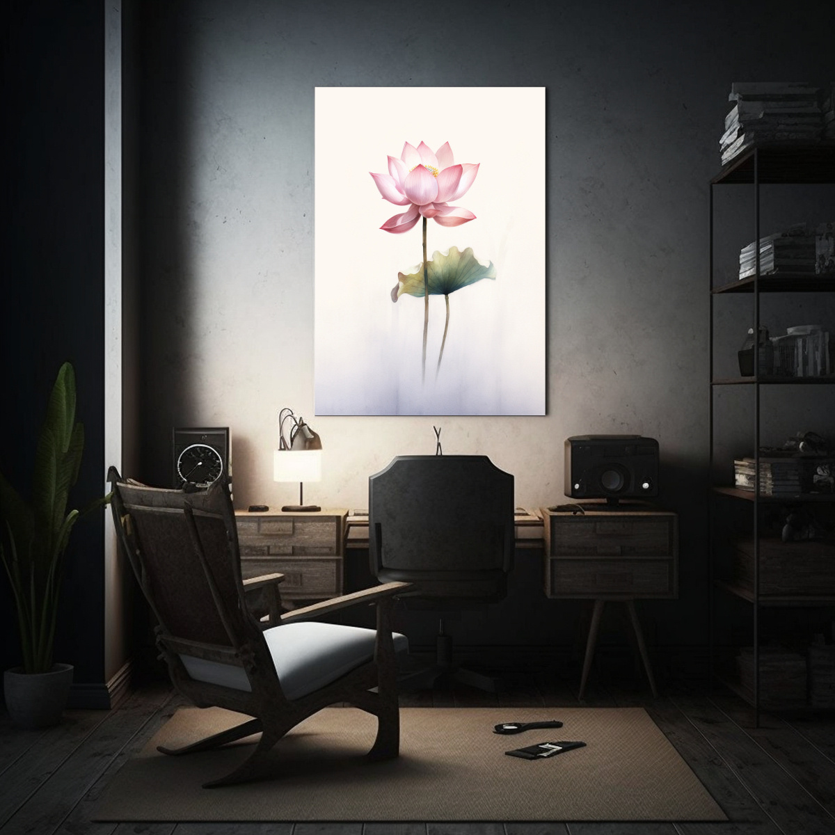 pintura-mural-moderna-minimalista-de-loto-acuarela-pastel-simple-1-1