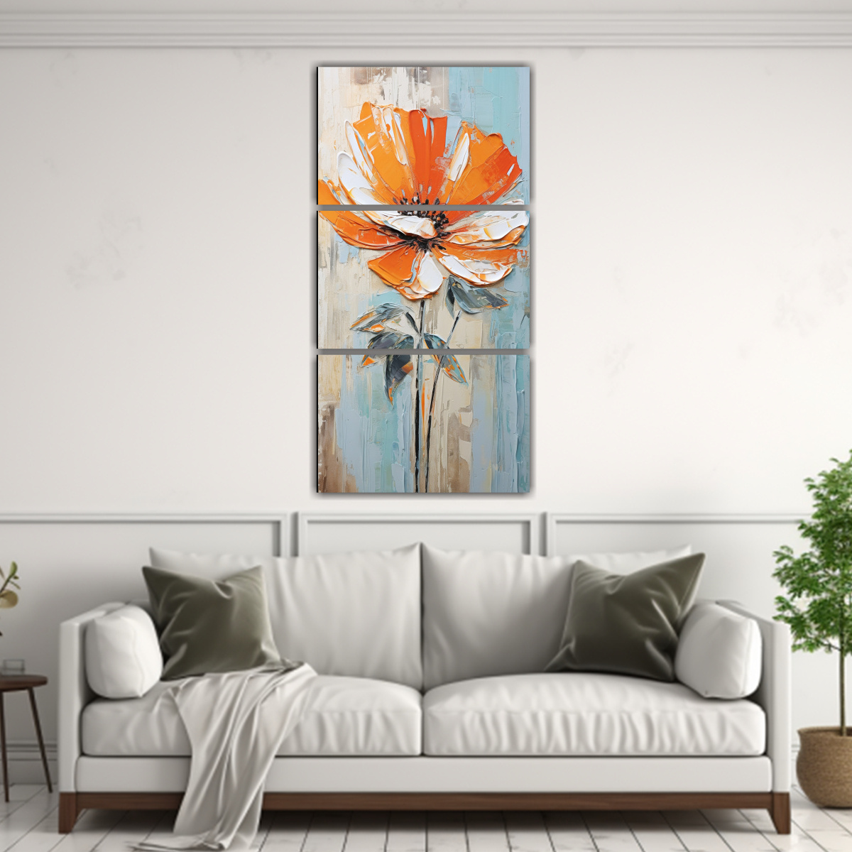 pintura-naranja-en-lienzo-al-estilo-decorativo-de-flores-obra-maestra-1