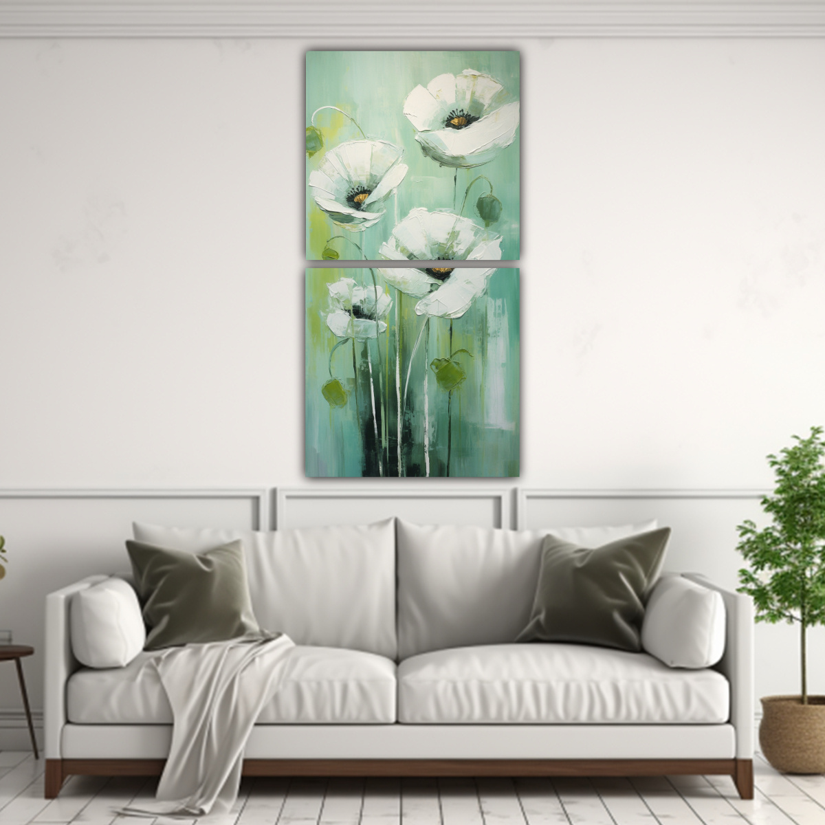 pintura-sobre-lienzo-de-amapolas-verdes-en-estilo-decorativo-1-1