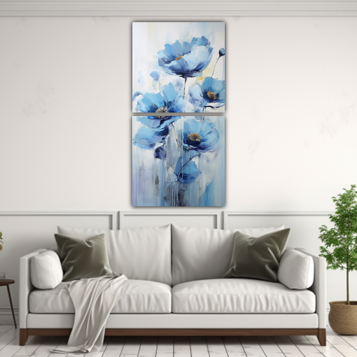 pintura-sobre-lienzo-estilo-decorativo-con-escenario-de-amapolas-azules-en-2-composiciones-de-imagen-1
