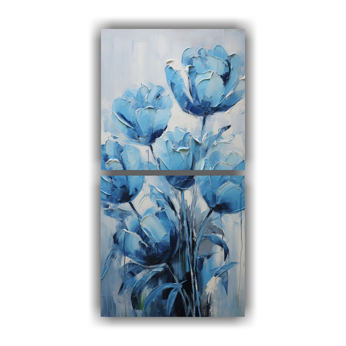 pintura-tela-moderna-impacto-visual-tulipanes-azules-estilo