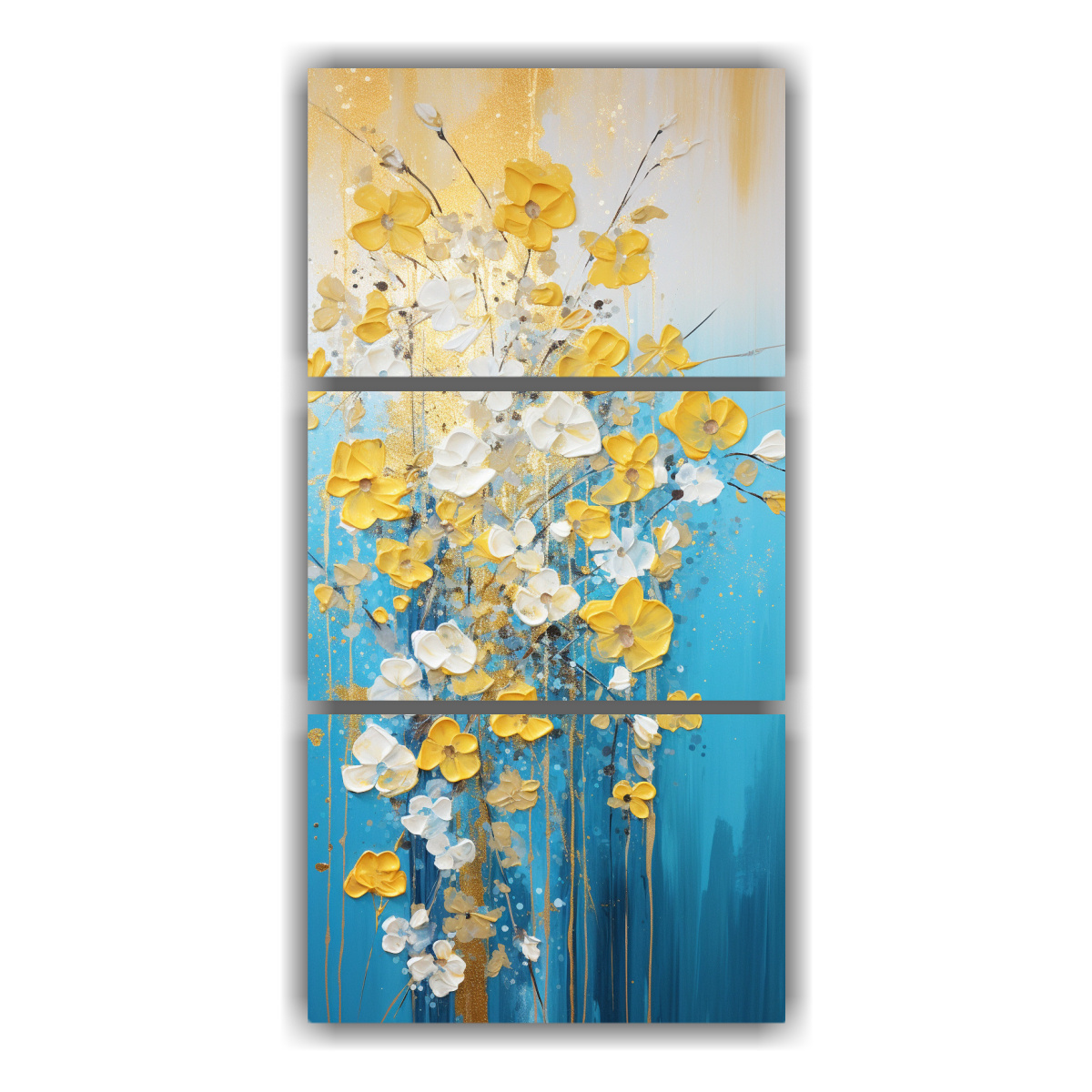 pintura-tres-artes-tema-majestuosas-en-amarillo-y-oro