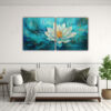 pintura-turquesa-de-loto-en-lienzo-estilo-vibrante-1