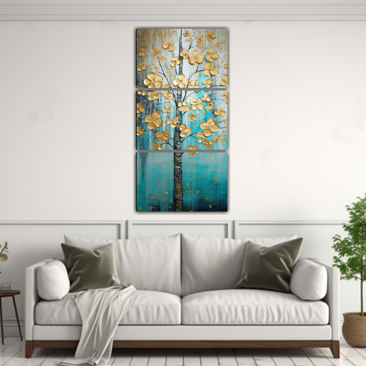 pintura-turquesa-y-dorada-en-tres-cuadros-composici-n-contraste-1