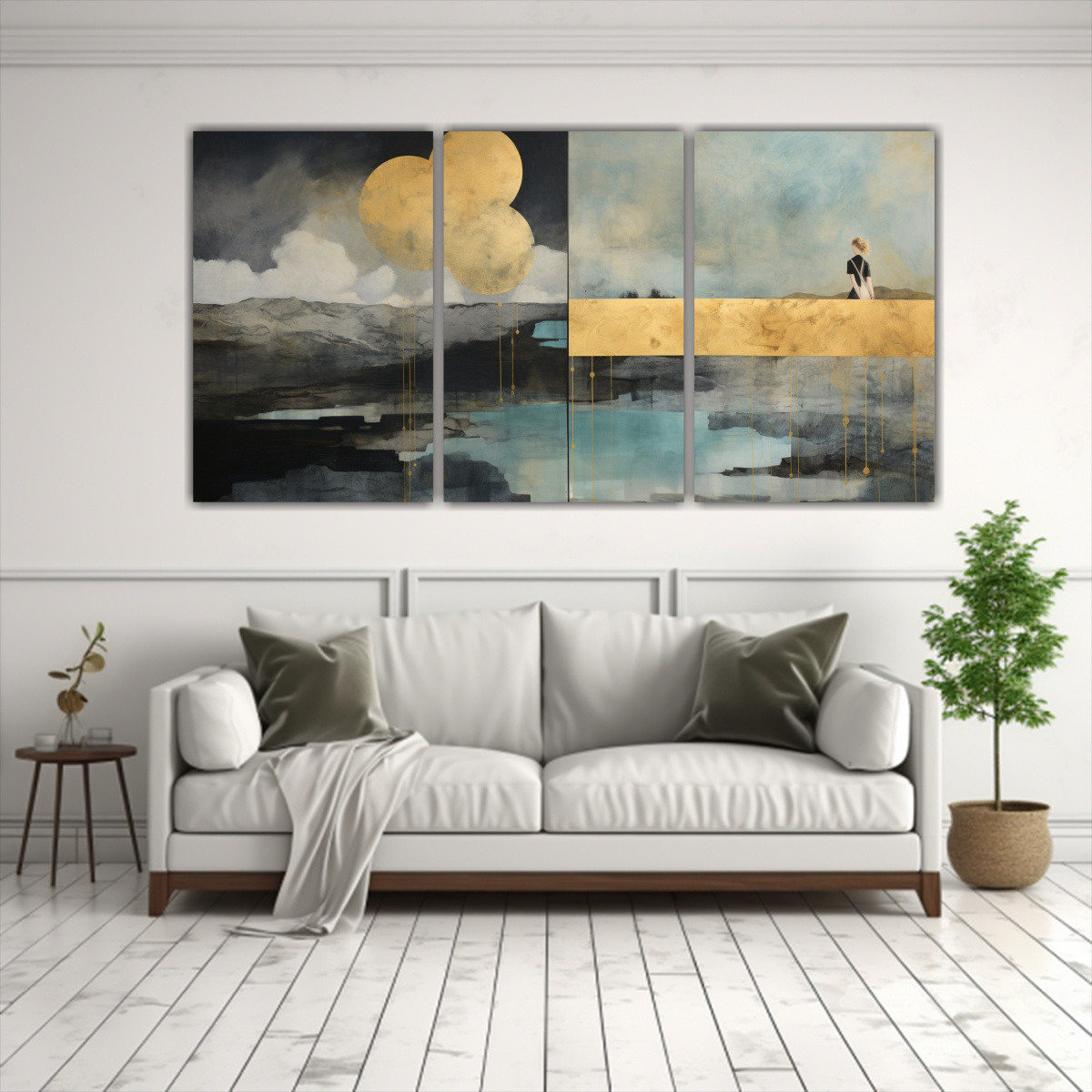 pintura-vanguardia-bonito-con-acuarela-negra-verde-azulado-y-dorado-en-decoraci-n-de-lienzos-1