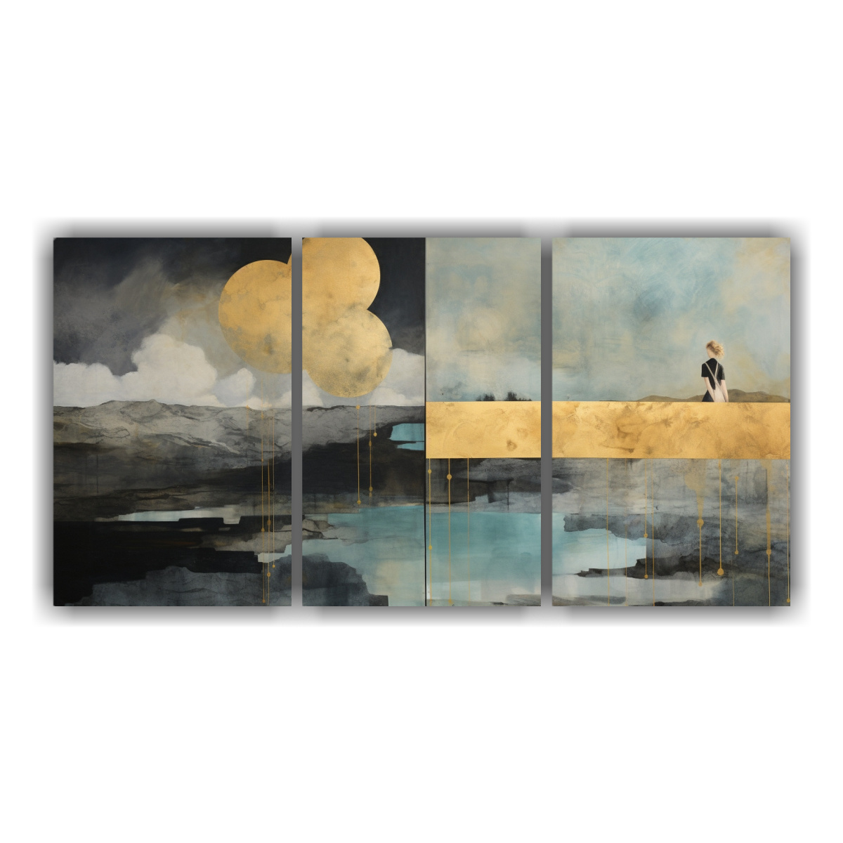 pintura-vanguardia-bonito-con-acuarela-negra-verde-azulado-y-dorado-en-decoraci-n-de-lienzos