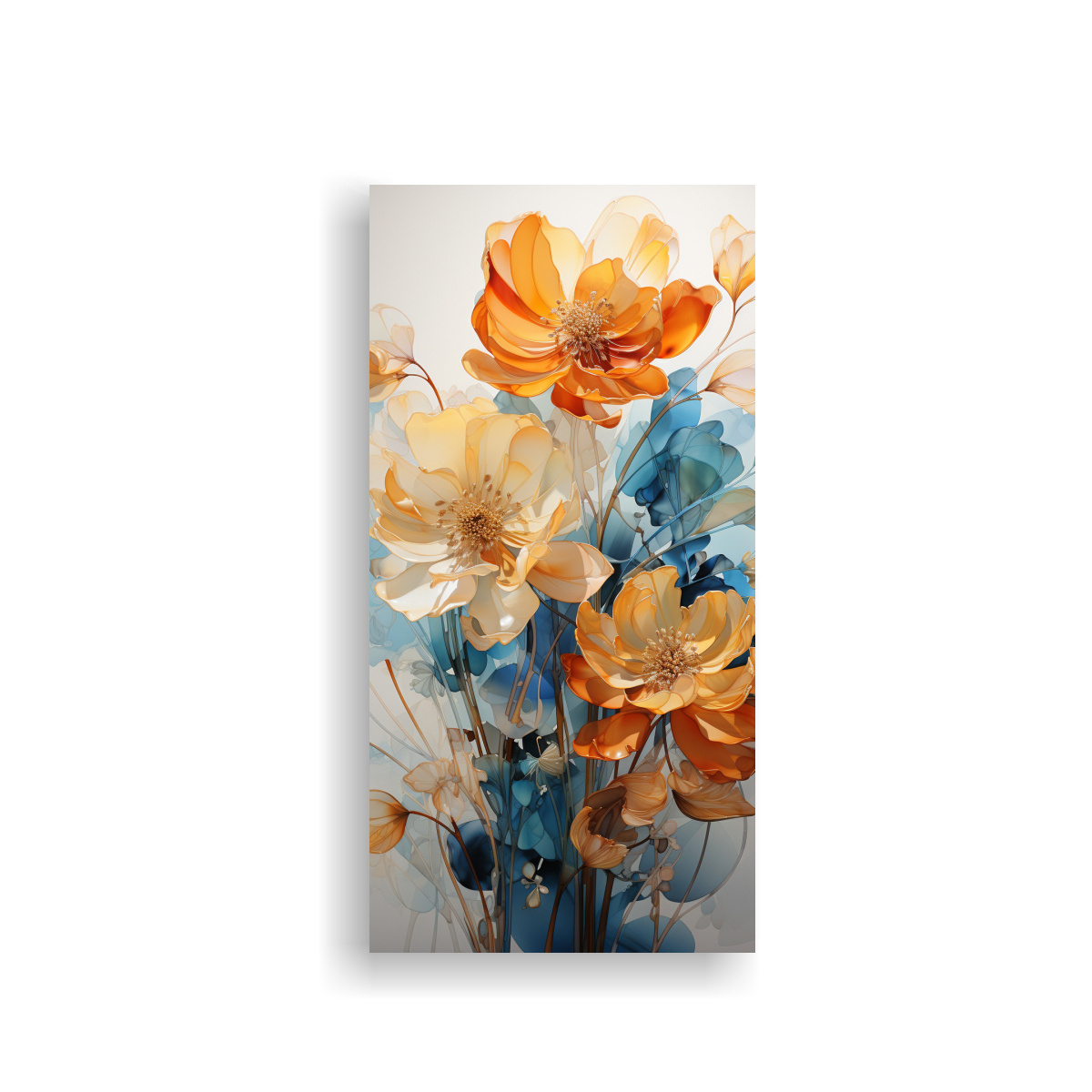 pintura-vertical-exclusiva-de-acuarela-con-flor-azul-y-amarilla