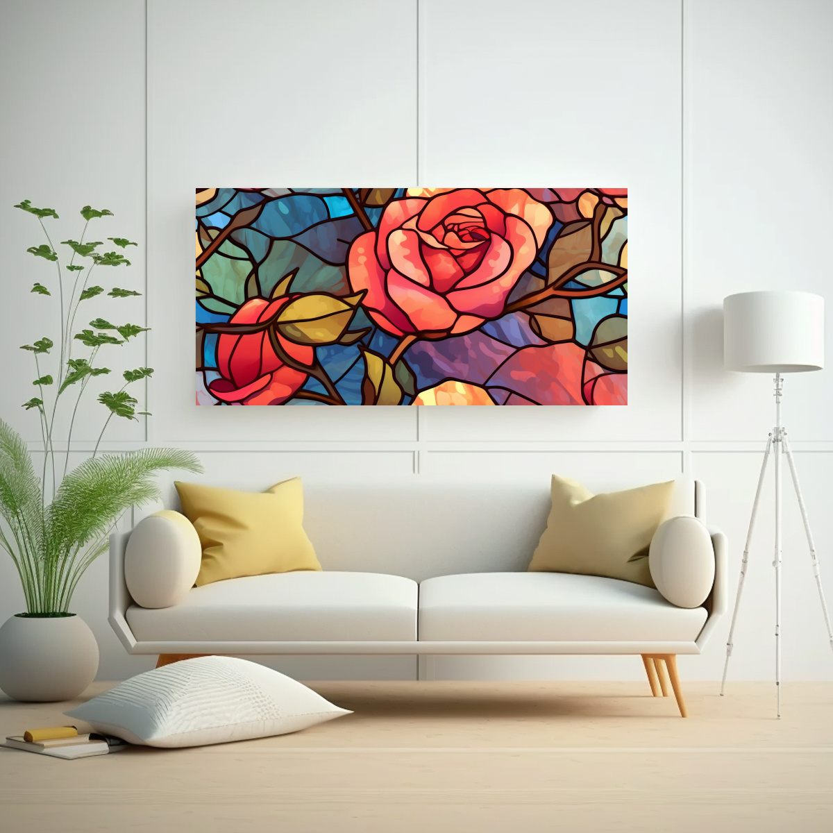 pintura-vidrieras-rosa-decorativa-motivo-hermoso-1
