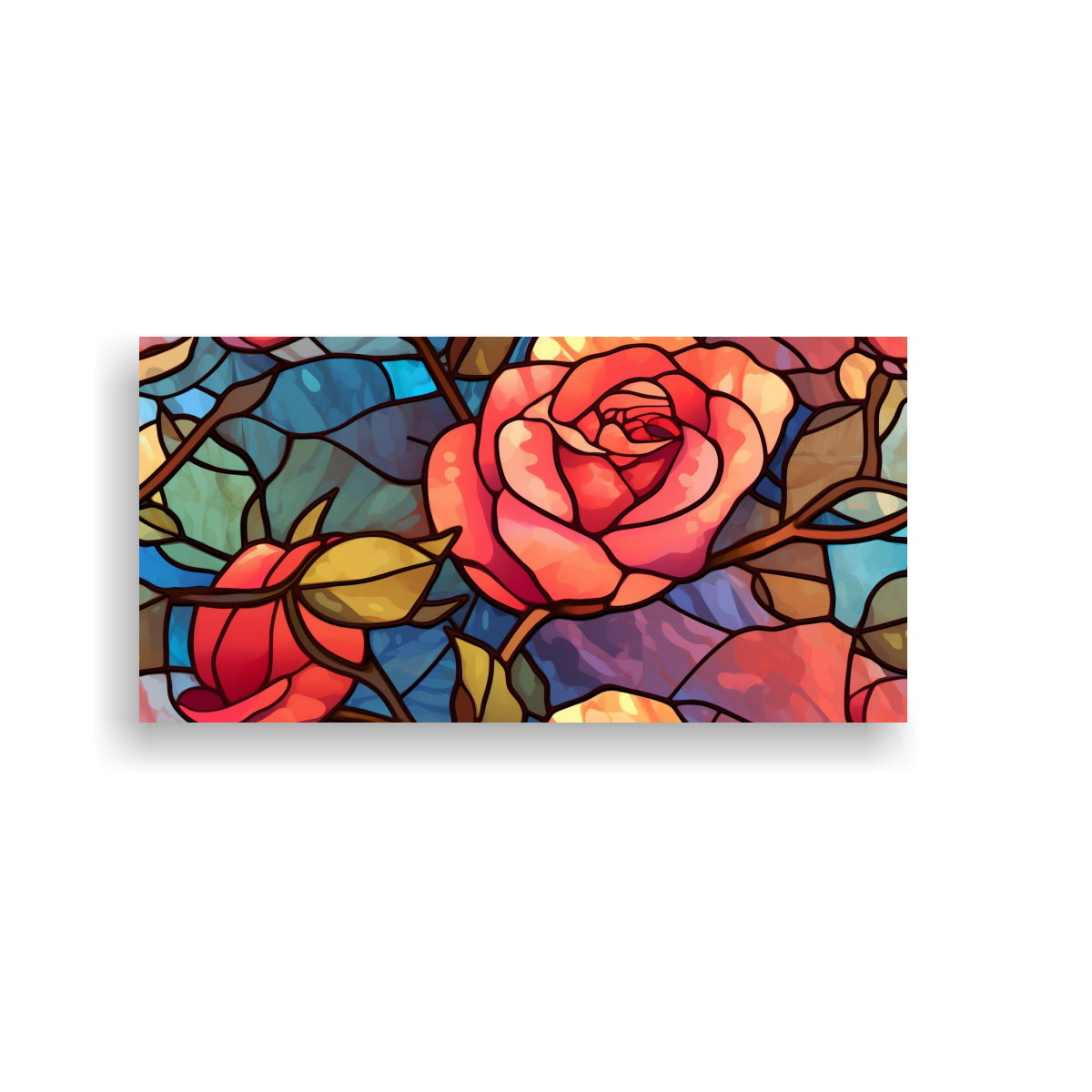 pintura-vidrieras-rosa-decorativa-motivo-hermoso