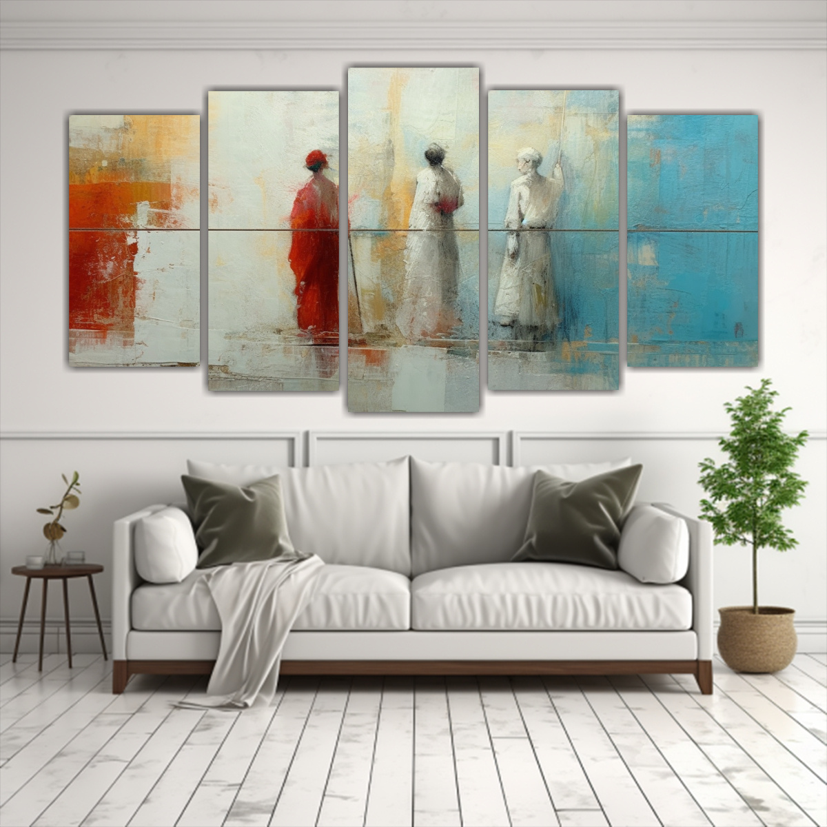 pintura-vidrio-azul-blanco-cinco-lienzos-abstracci-n-simplicidad-1-1