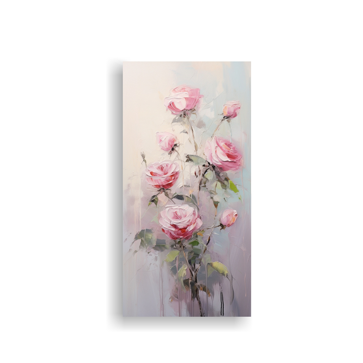 pintura-vintage-dormitorio-con-rosas-rosadas-en-lienzo