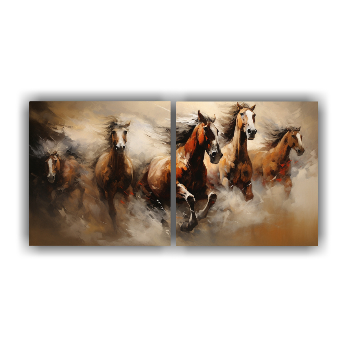 pinturas-abstractas-caballos-para-comedor-canvas-de-alta-calidad