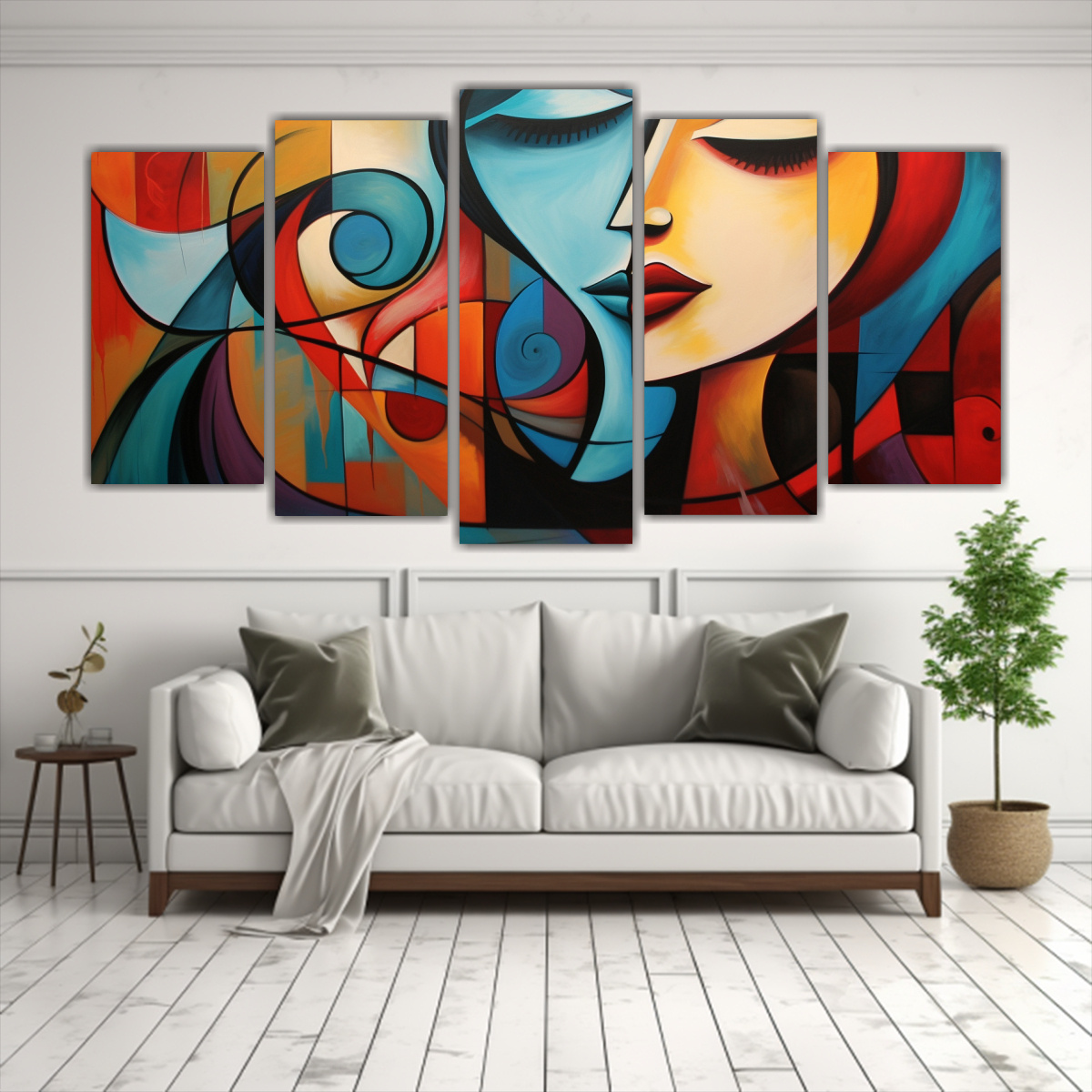 pinturas-abstractas-de-besos-modernos-cinco-lienzos-esquema-1