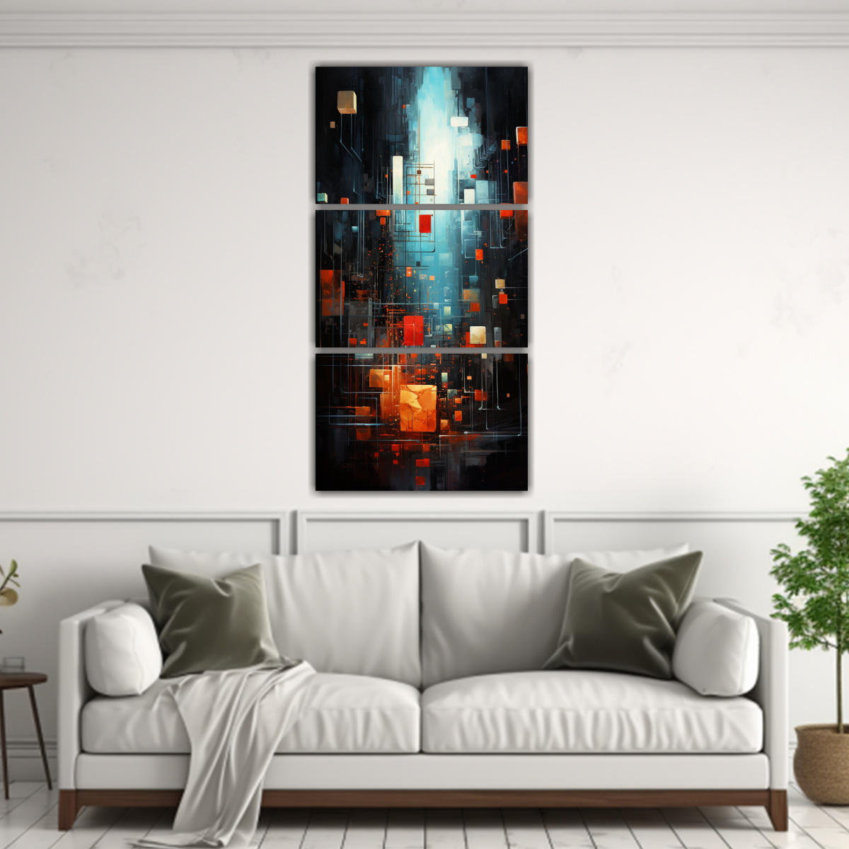 pinturas-abstractas-de-ciudad-con-toque-futurista-en-bastidor-1