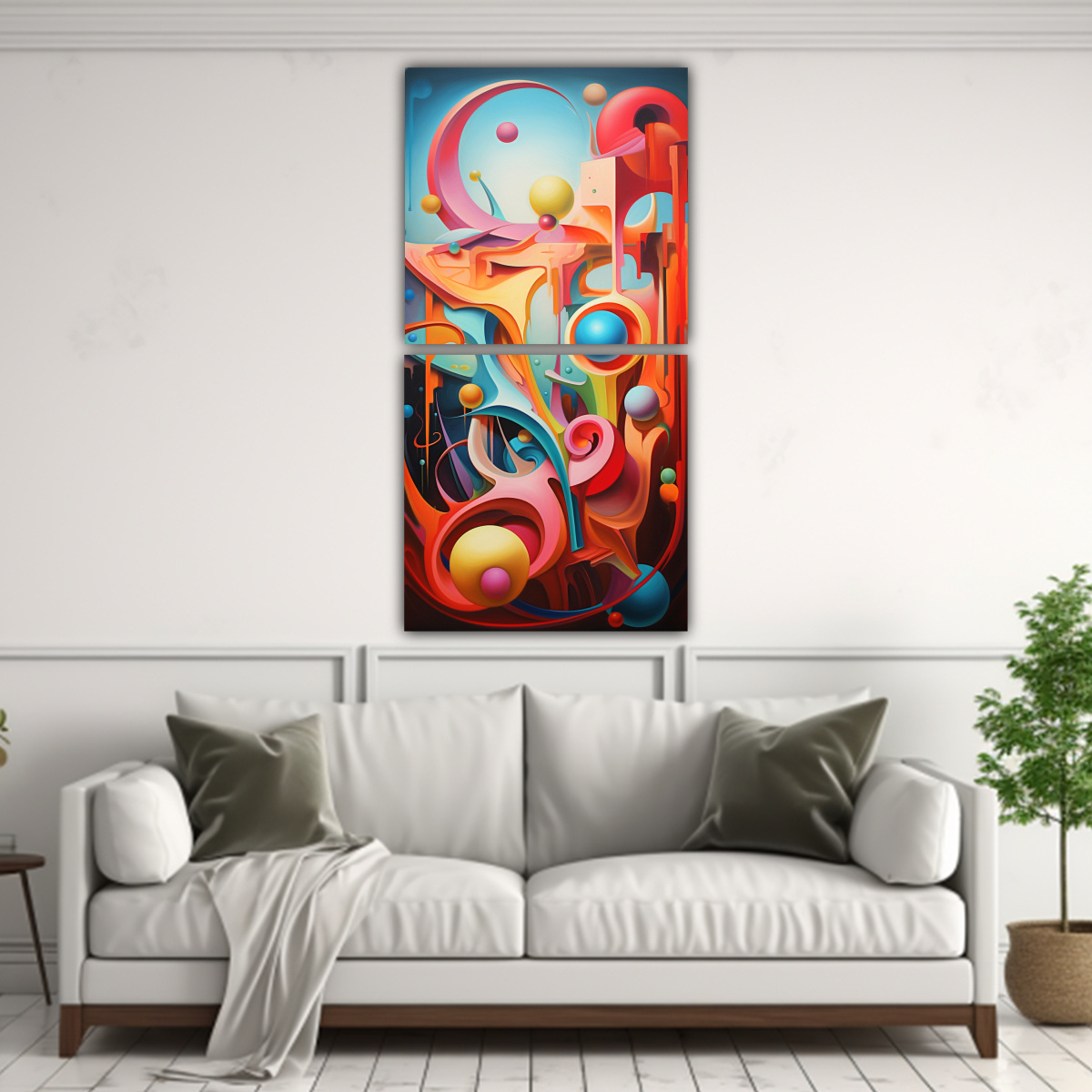 pinturas-abstractas-de-colores-y-formas-la-danza-surrealista-1