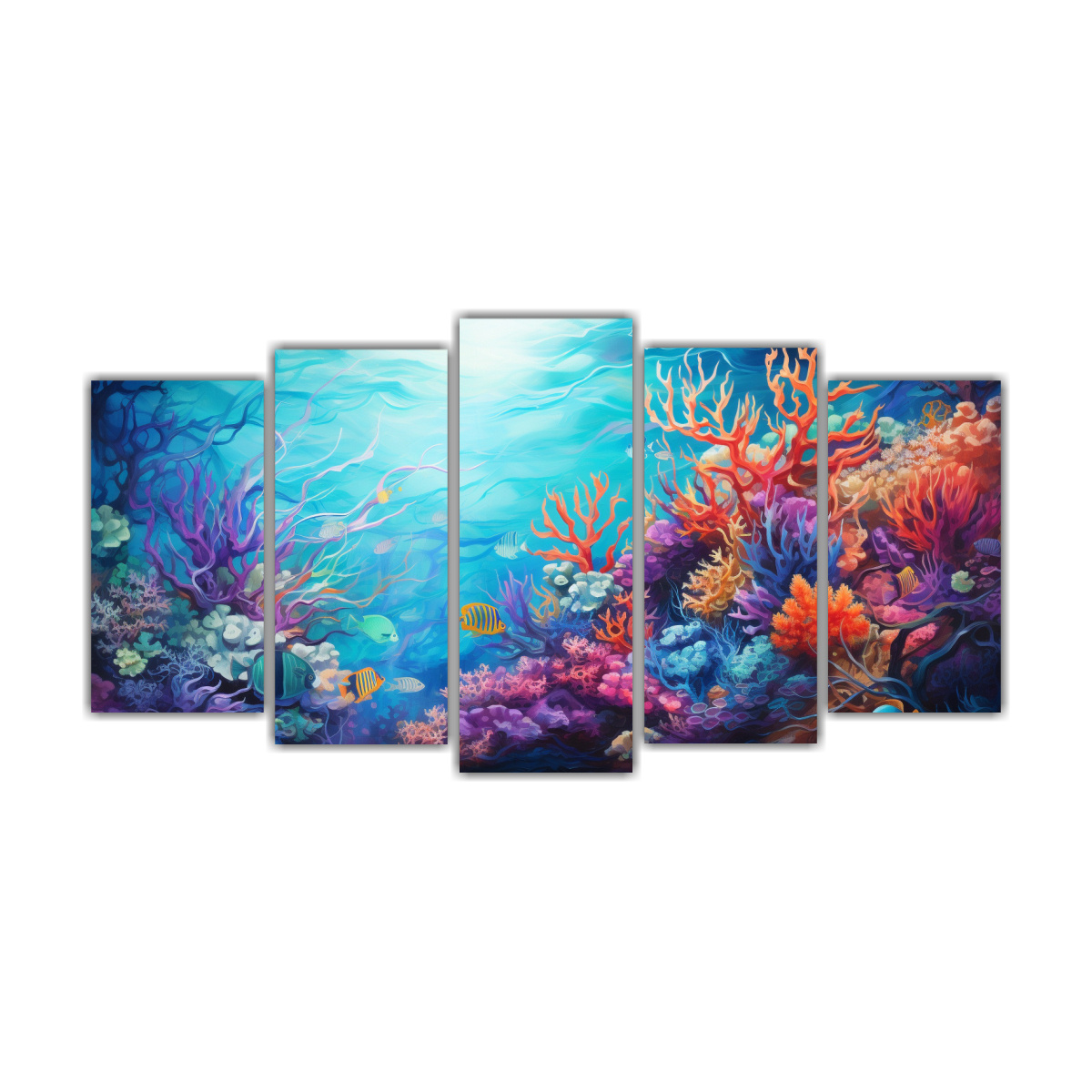 pinturas-abstractas-de-la-naturaleza-viva-en-coral-submarino