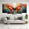 pinturas-abstractas-de-mariposa-de-poder-en-bastidor-horizontal-1