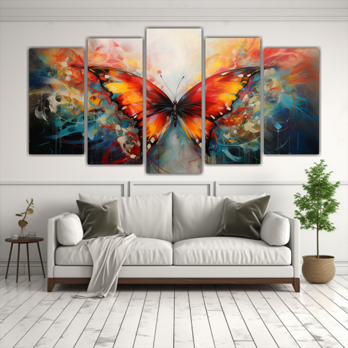 pinturas-abstractas-de-mariposa-de-poder-en-bastidor-horizontal-1