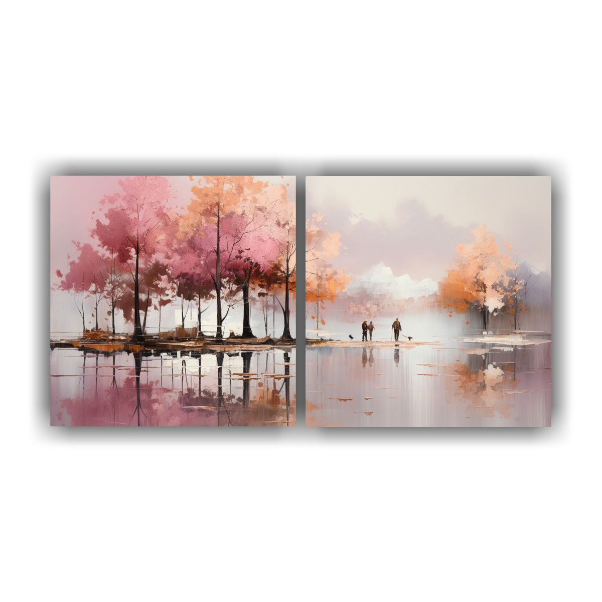 pinturas-abstractas-de-rboles-en-plata-y-oro-set-de-2-telas-en-bastidor-vintage