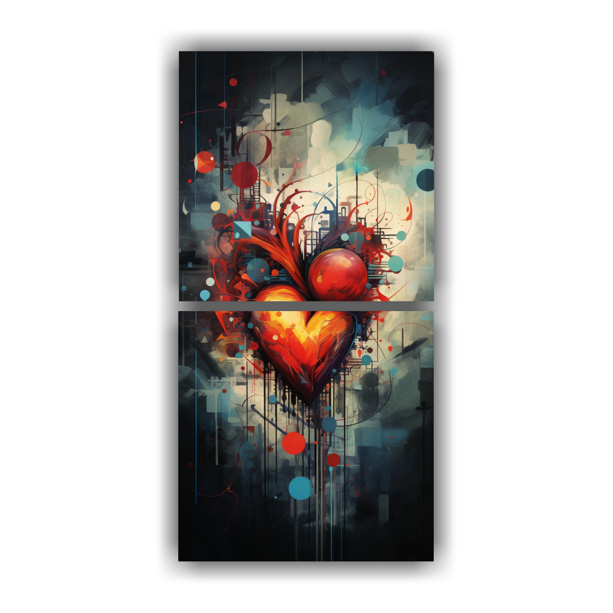 pinturas-abstractas-de-ritmo-card-aco-en-dos-bastidores-modernos