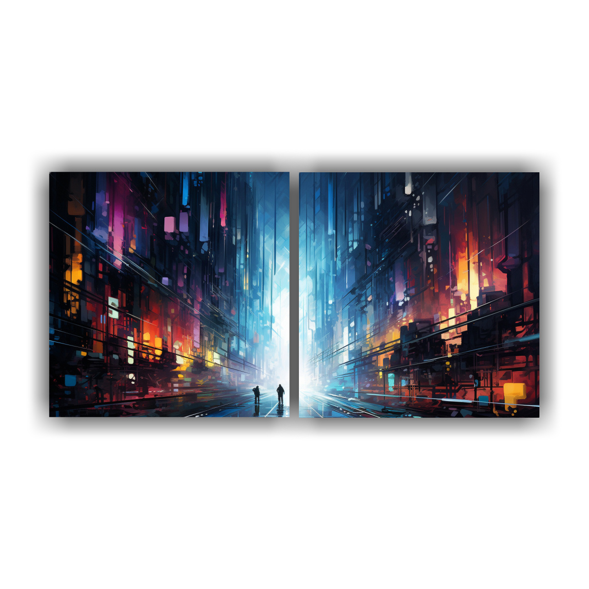 pinturas-abstractas-de-una-metr-polis-futurista-dos-lienzos-con-patr-n-intenso-de-belleza-natural