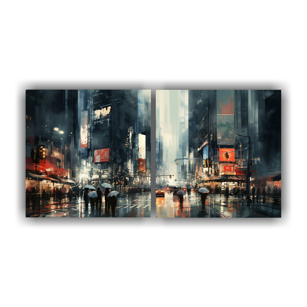 pinturas-abstractas-din-micas-que-representan-el-bullicio-de-tokio-para-decorar-tu-hogar