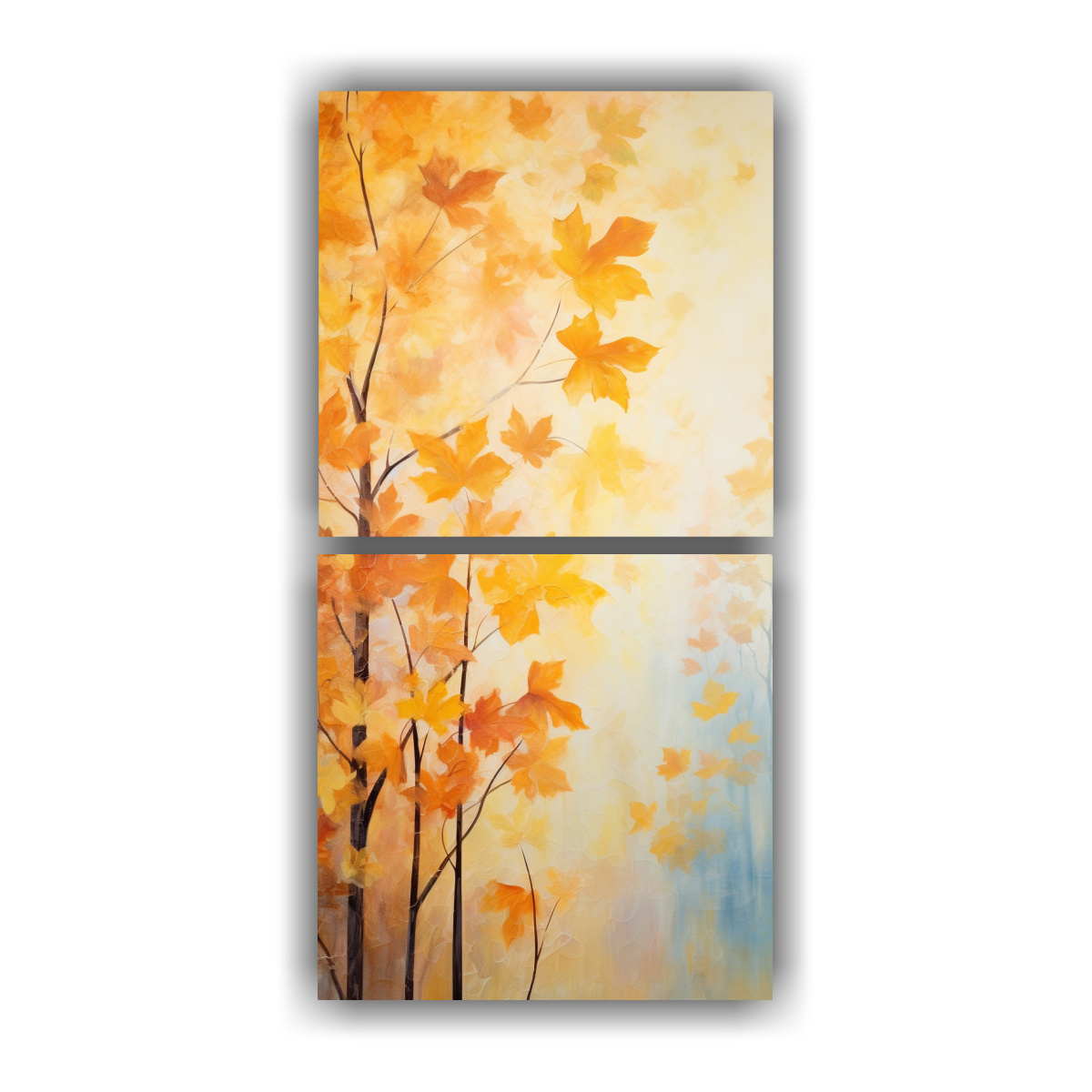 pinturas-abstractas-elegantes-de-tonos-dorados-del-oto-o-en-dos-lienzos-finas-l-neas-