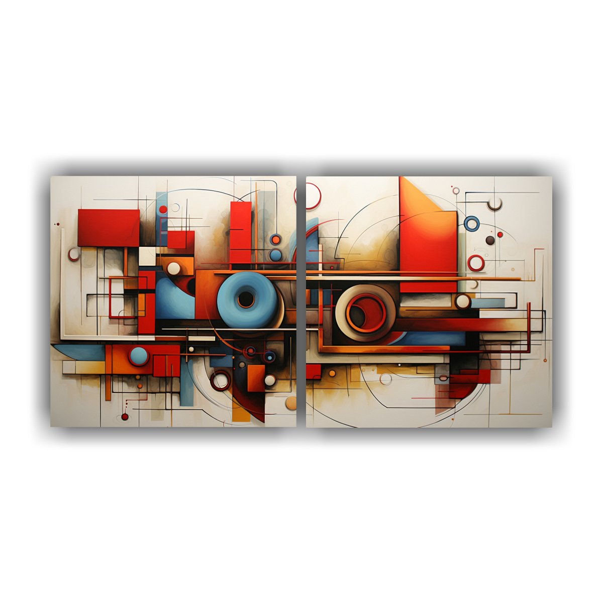 pinturas-abstractas-en-bastidor-con-patr-n-intenso-en-dos-telas