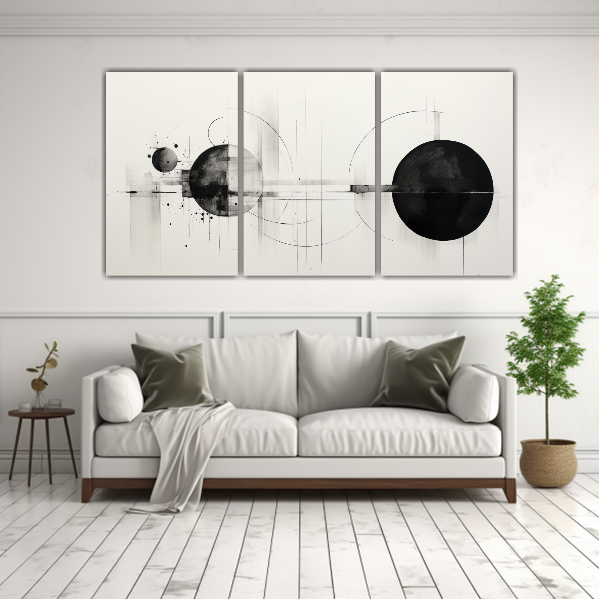 pinturas-abstractas-en-blanco-y-negro-con-enfoque-en-c-rculos-tres-canvas-expresion-armon-a-crom-tica-i-1