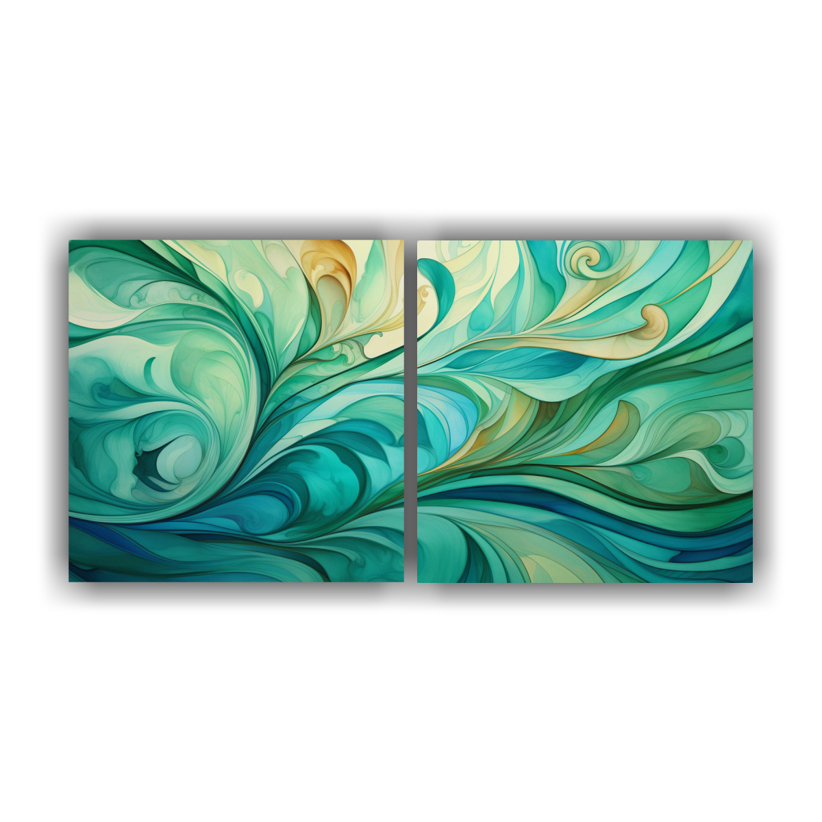 pinturas-abstractas-en-lienzo-que-fusionan-el-estilo-art-nouveau-y-tonos-oce-nicos