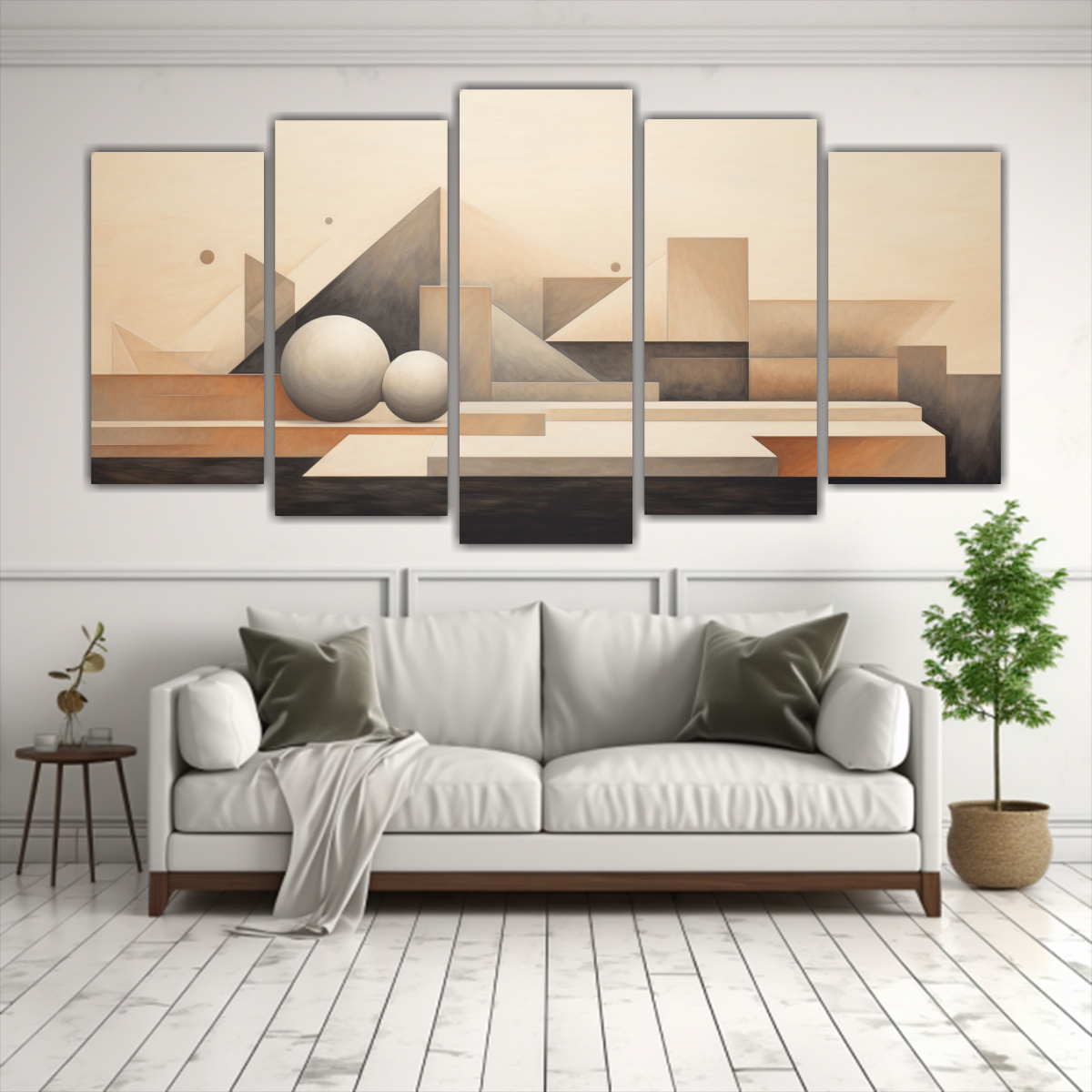 pinturas-abstractas-geom-tricas-en-tonos-apagados-y-terrosos-de-cinco-artes-modernos-1