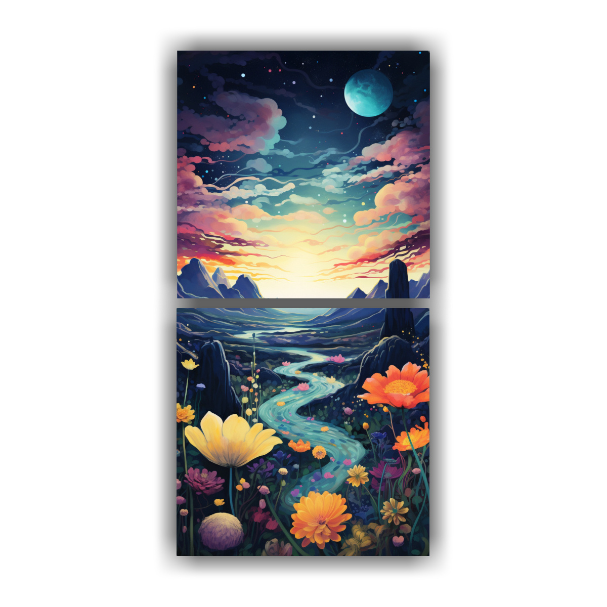 pinturas-abstractas-inspiradoras-en-relieve-de-un-paisaje-alien-gena