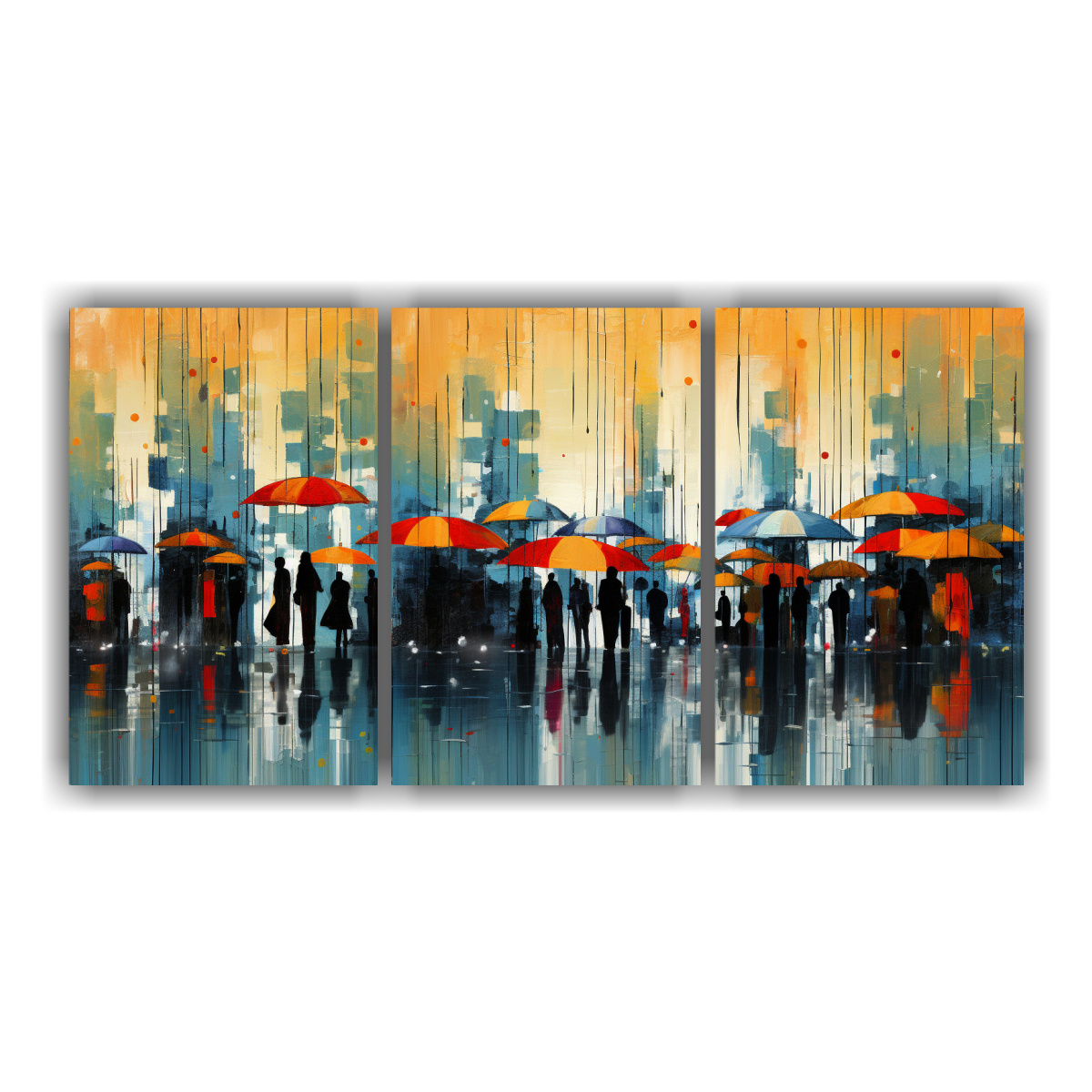 pinturas-abstractas-inspiradoras-para-comedor-con-una-representaci-n-lluviosa-del-d-a