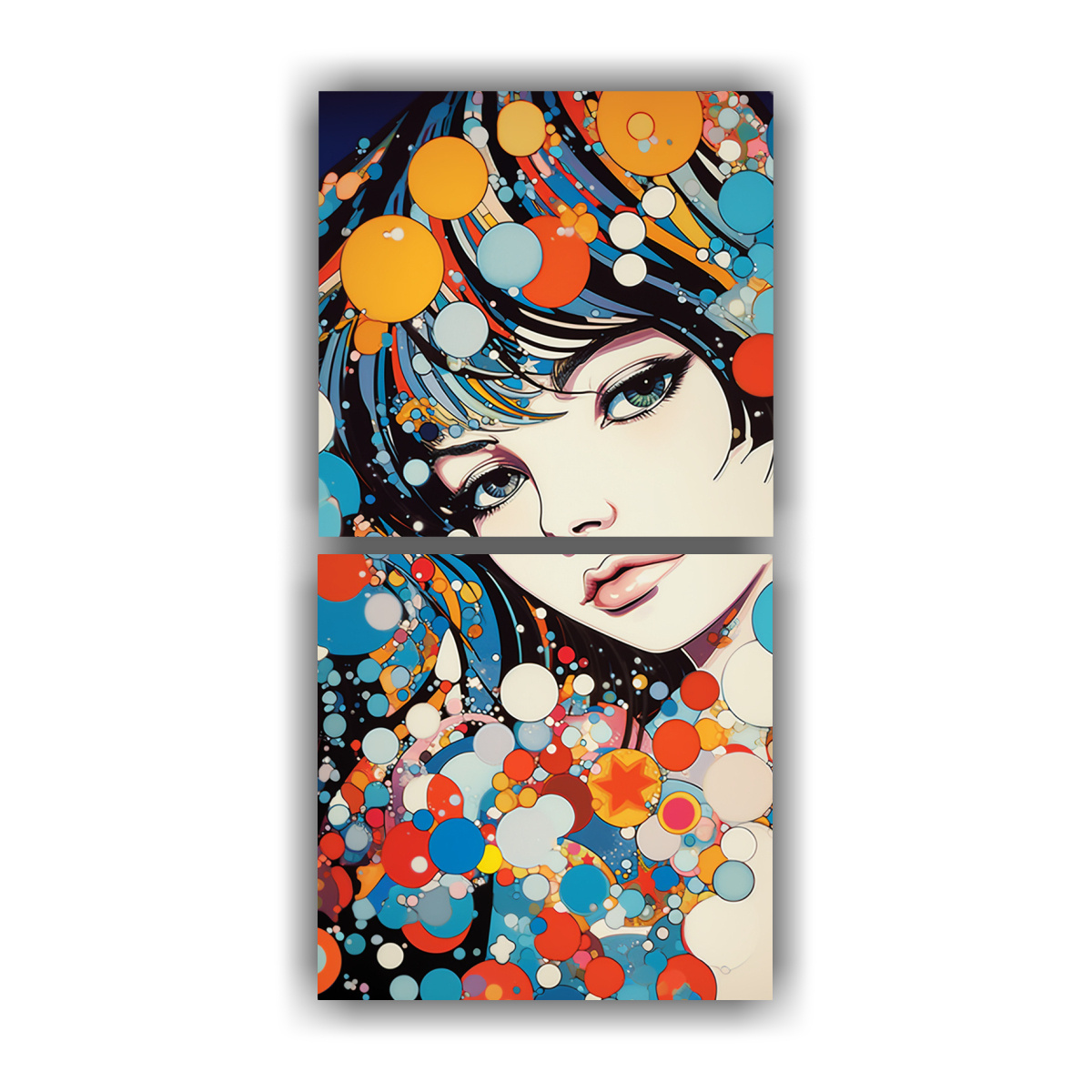 pinturas-abstractas-para-comedor-de-dos-artes-de-pared