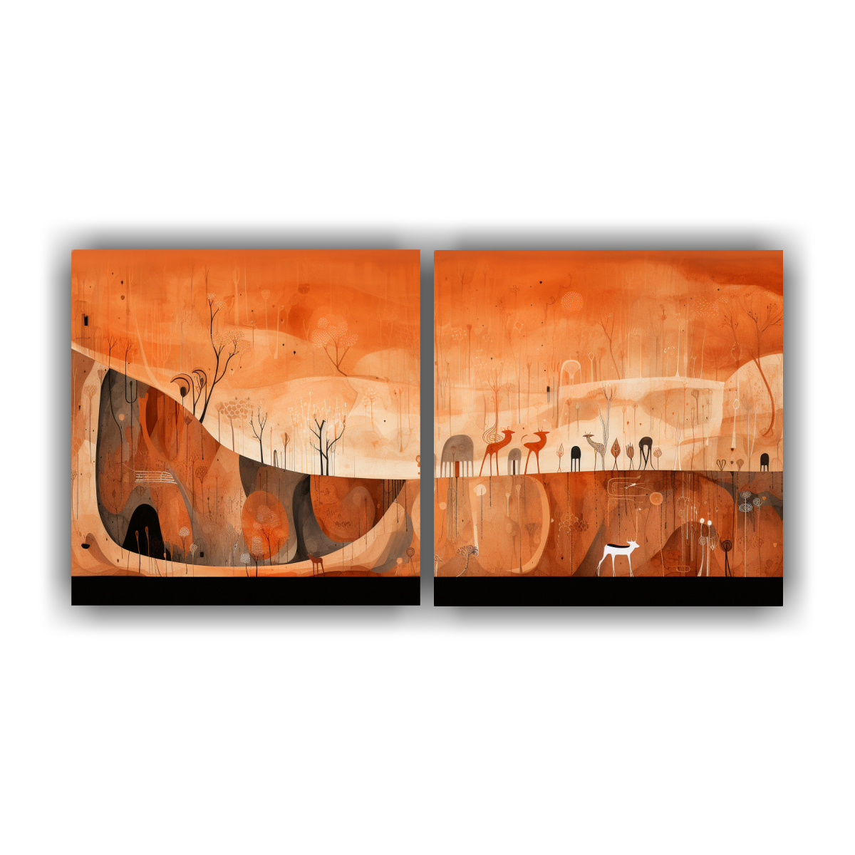 pinturas-abstractas-reinterpretaci-n-de-pinturas-rupestres-antiguas