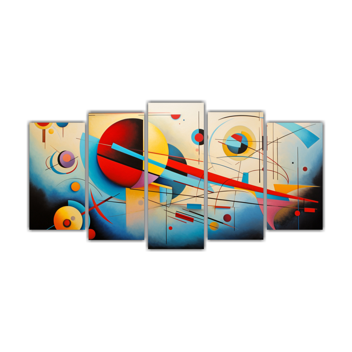 pinturas-contempor-neas-estilo-kandinsky-con-finas-l-neas-en-lienzo